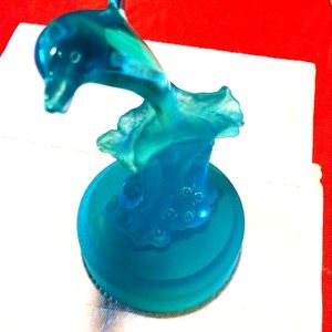 Donjo Sea of Love Dolphin Sculpture, Vintage